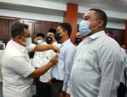 Bupati Aceh Jaya Melantik Secara Resmi 49 Orang Pengurus PMI Kecamatan.