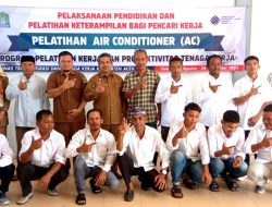 Pencari Kerja Aceh Jaya Diberikan Pembekalan Ketrampilan Skill Service AC, Ini Tujuan Distransnaker!